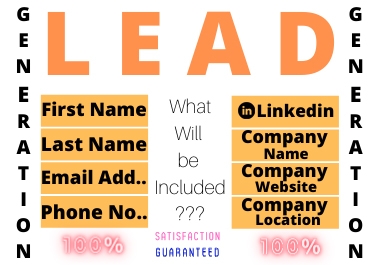 I will give you B2B valid leads