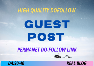 Post 4 High Authority Guest Posts On 90+ Domain Authority Website