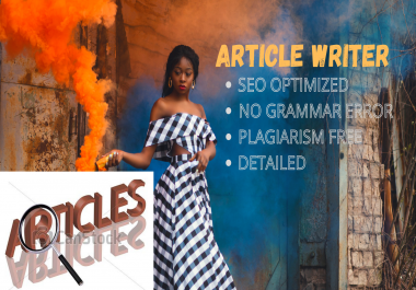 I will write top qualities articles