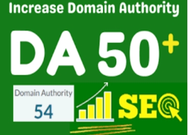I will increase domain moz 50 plus non drop
