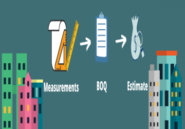 Measure Construction drawings and prepare BOQ