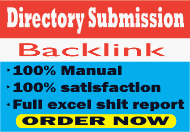 I will create 50 directory submission backlink seo with high quality DA PA in and guarante