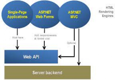 I will develop asp. net mvc and web form application in visual studio