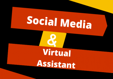I will do your social media manager and virtual assistant