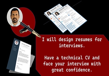 Professionally design resumes with latest formats and designs