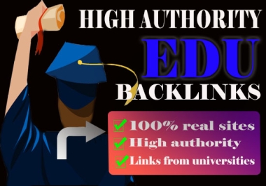 30 EDU high authority backlinks manually created from top universities
