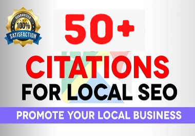 I will do 20+ live local SEO citations for local businesses
