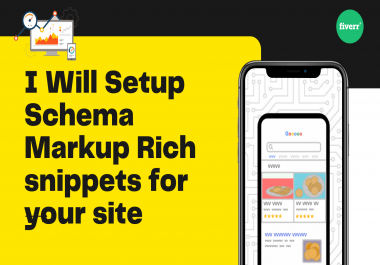 I will setup schema markup rich snippets for your site