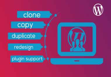 I will clone, copy redesign your WordPress website fully responsive