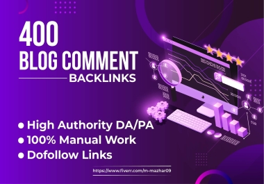 Create Manually 400 dofollow Blog Comments Backlinks