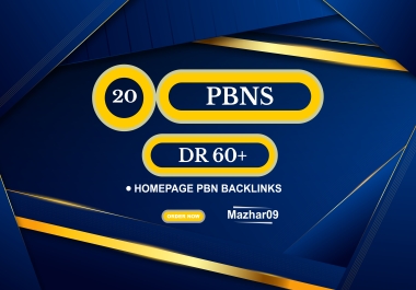 Make 20 Pbn Dr 60+ HomePage Pbn's Backlinks