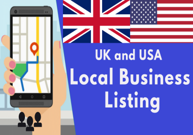Manually create 35 live UK and USA directory submissions,  local citation in High DA PA