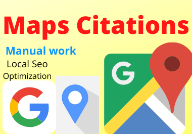 Manual 150 Google Map point citation must rank your website any category any location