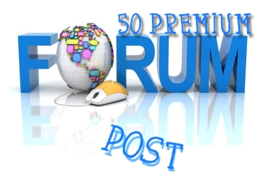 Get 50 Premium forum backlinks for better traffic & ranking only for 5
