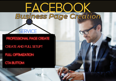 I do impressive Facebook business page creation and optimization