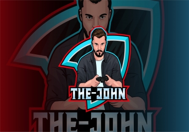 I will design gaming,  avatar,  twitch,  YouTube and text base logo for e-sports.