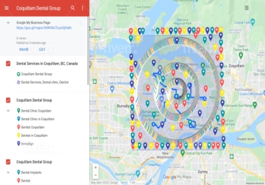 Build 1,000 Google Maps citations for GMB ranking and local SEO
