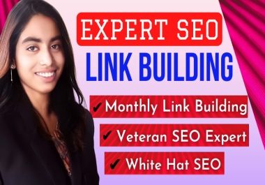 I will create monthly off page SEO backlinks service with white hat link building