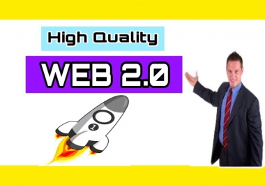 I will Build up 25 WEB 2.0 backlinks manually