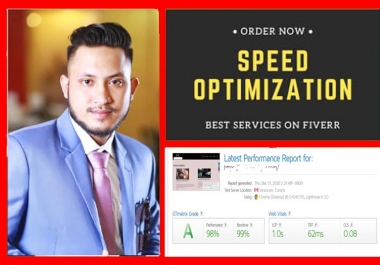 I will do WordPress website speed optimization increase Gtmetrix page speed
