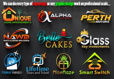 I will do premium custom minimalist font logo with full brand identity