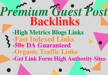 Write And Publish Guest Post On 20 high authority Websites Da 60 Plus