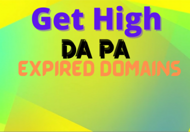 I will research 20+ 20 SEO friendly high metrics expired domain