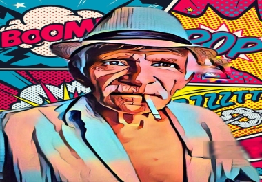 draw your photo to cartoon portrait