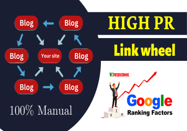 High authority 50 link wheel backlinks On High DA/PA top web 2.0 blog sites