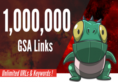Do 1,000,000 GSA Backlinks Blast