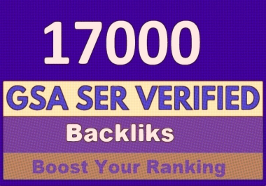 17000+ GSA Ser verified backlinks for rocket ranking