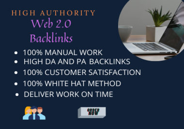 I will do high authority web 2 0 backlinks