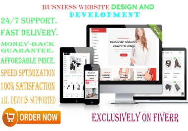 I Will Design And Develop Amazing WordPress Website For Your Business Or Blog