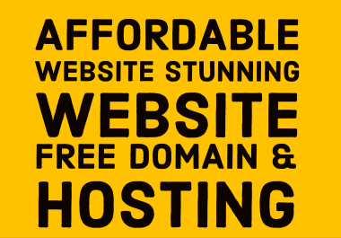 Stunning Affordable Website For You