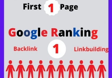 I will do guaranteed ranking your website on google first 1st page with Two keywords