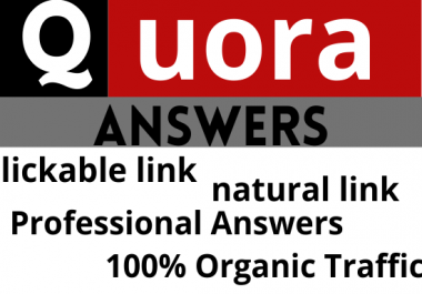 I will provide you 10 best quality quora backlinks