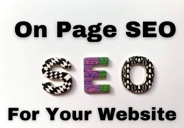 I will do on page SEO with latest techniques of 2021