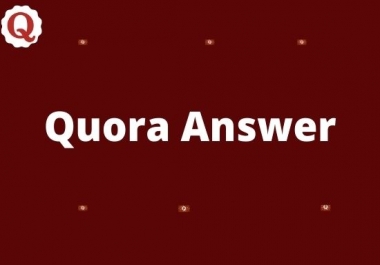 I will promote your website 3 High Quality Quora answer with keyword & URL