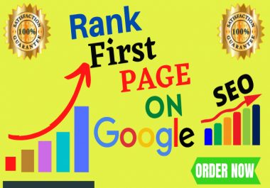I will offer for you Guaranteed Google First page Ranking with best link-Building service