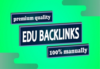 10 edu backlinks build manually on high DA site