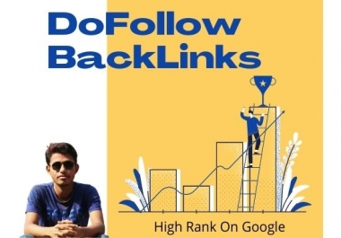 I will do SEO high DA PA DoFollow backlinks with google indexer