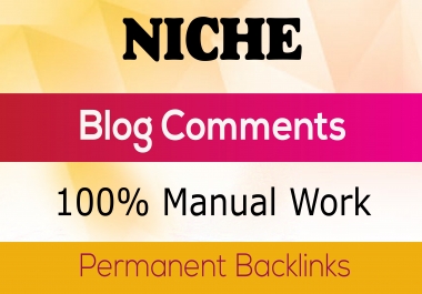 I will provide 50 Niche relevant blog comments from low OBL sites