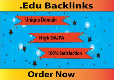 I will create 20 edu profile backlinks do follow