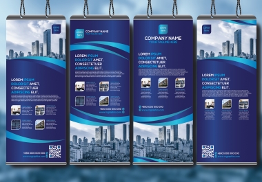 I will do awesome Roll up Banner Design