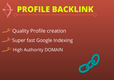 Live 25 Profile Backlinks High Authority Do follow Permanent backlinks unique link building