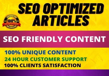 Will do an excellent 600 to 800 words article writing,  content writing,  blog writing in any topic