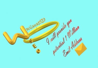 I will send you 1 Million UK email list for marketing purpose