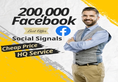 HQ Service 200,000 Facebook Social Signals PBN Backlinks Bookmarks Important Google Ranking