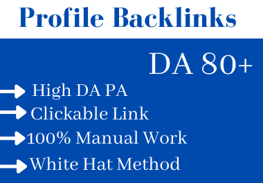 Create Manual 60 High Authority SEO Backlinks For Your Website