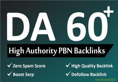 Rank Google 1st page 200 High Quality DA 60+ Homepage Dofollow PBN Backlinks